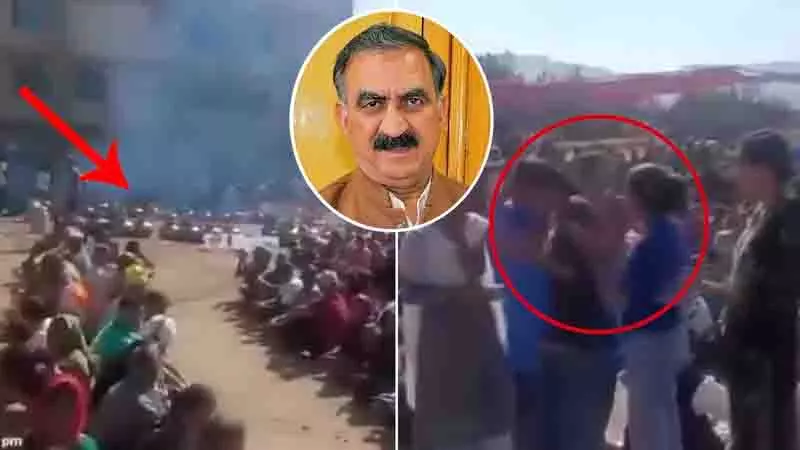 हिमाचल के सीएम के खिलाफ नारेबाजी के कारण कॉलेज छात्रों के खिलाफ FIR हिमाचल के सीएम के खिलाफ नारेबाजी के कारण कॉलेज छात्रों के खिलाफ FIR