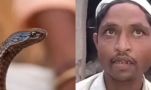 UP : रात में सांप की तरह काटने के लिए घूमती पत्नी, पति को अधिकारियों ने पकड़ा