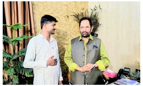 Saharanpur: भाजपा नेता अज़ाम की दिल्ली में नक़वी से चर्चा