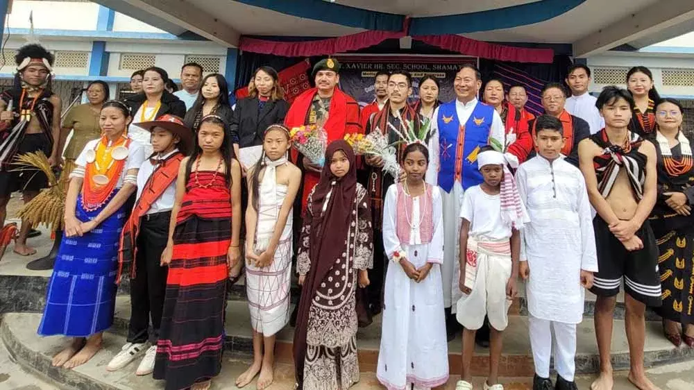 Nagaland : सेंट जेवियर एचएसएस ने शमाटोर में सांस्कृतिक दिवस मनाया