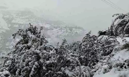 Keylong में 17 साल में सबसे पहले बर्फबारी, गोंधला में 26 सेमी बर्फबारी Keylong में 17 साल में सबसे पहले बर्फबारी, गोंधला में 26 सेमी बर्फबारी