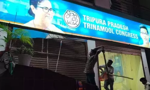 त्रिपुरा : टीएमसी कार्यालय पर हमले के बाद अगरतला में तनाव