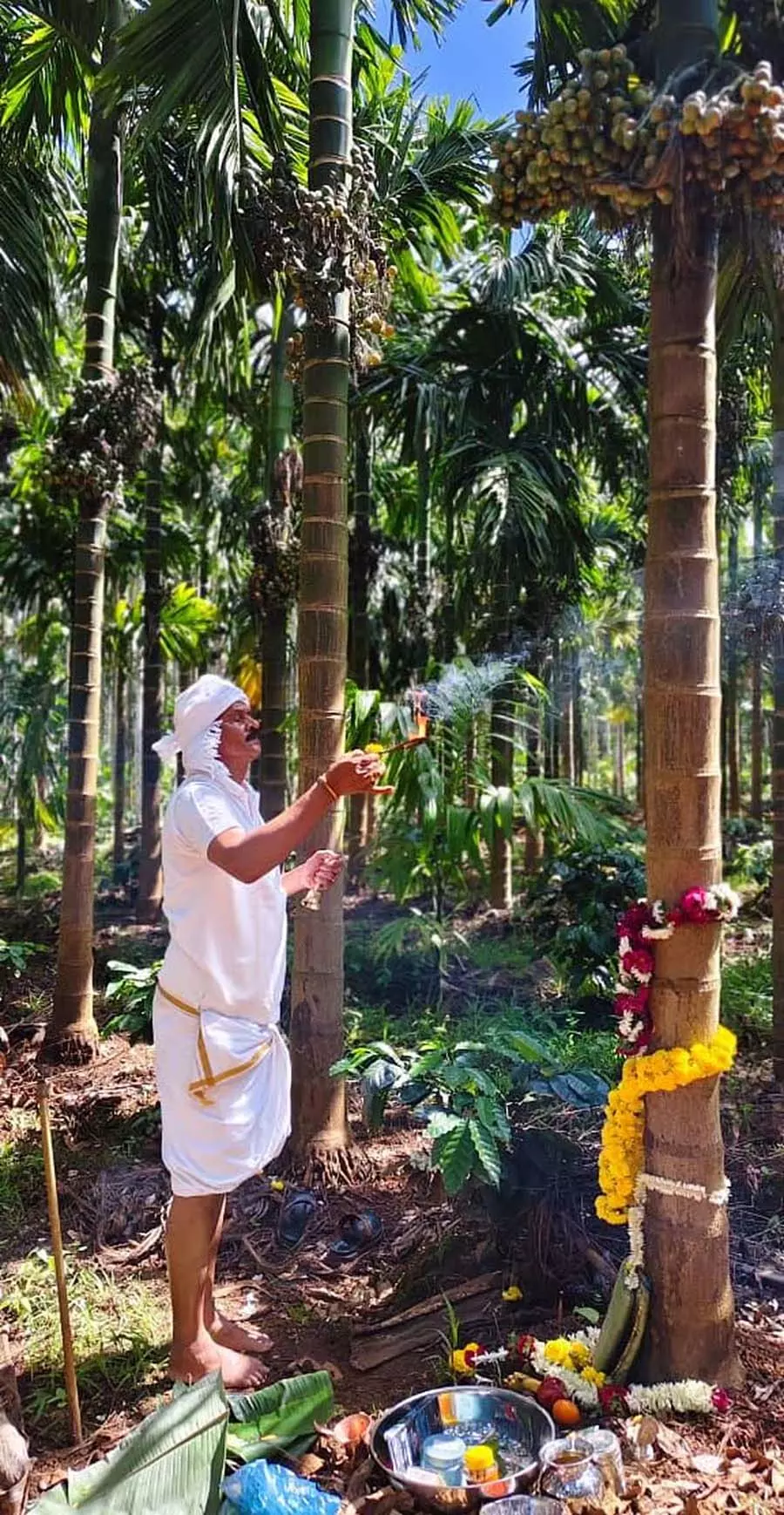 Sirsi : धरतीपुत्रों द्वारा धरती पूजन Sirsi : धरतीपुत्रों द्वारा धरती पूजन