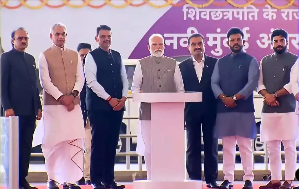 गौतम अदाणी ने नवी मुंबई एयरपोर्ट उद्घाटन को विमानन में मील का पत्थर बताया गौतम अदाणी ने नवी मुंबई एयरपोर्ट उद्घाटन को विमानन में मील का पत्थर बताया