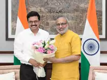 दिल्ली विश्वविद्यालय के कुलपति ने उपराष्ट्रपति CP राधाकृष्णन से मुलाकात की दिल्ली विश्वविद्यालय के कुलपति ने उपराष्ट्रपति CP राधाकृष्णन से मुलाकात की