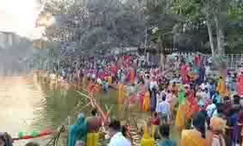 Bihar: नगर निगम ने छठ पर्व की तैयारियां तेज कीं Bihar: नगर निगम ने छठ पर्व की तैयारियां तेज कीं