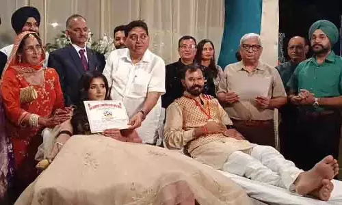 Jalandhar: दंपत्ति ने अंगूठी समारोह को रक्तदान अभियान में बदला, 30 यूनिट रक्त एकत्र किया