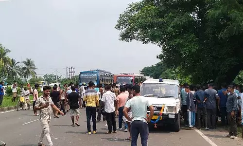 बाजार जाते समय डम्पर दुर्घटना में 2 की मौत बाजार जाते समय डम्पर दुर्घटना में 2 की मौत
