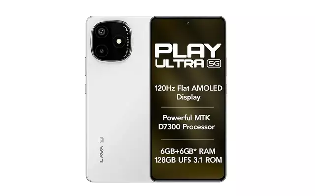 लावा प्ले अल्ट्रा 5G अब अमेज़न पर 12,999 रुपये से शुरू, जानें इसके बारे में डिटेल्स लावा प्ले अल्ट्रा 5G अब अमेज़न पर 12,999 रुपये से शुरू, जानें इसके बारे में डिटेल्स
