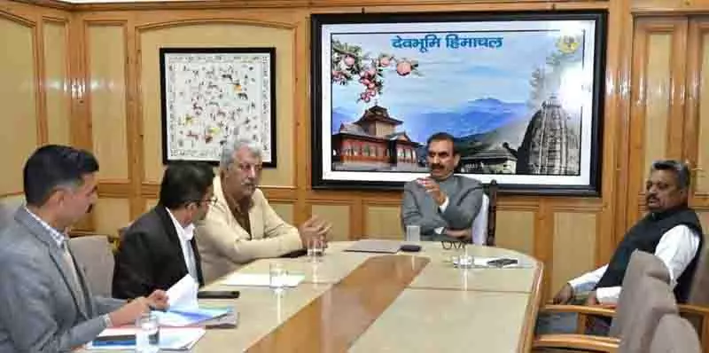 शिमला में 145 करोड़ रुपये की यूटिलिटी डक्ट परियोजना को शीघ्र पूरा करें: CM शिमला में 145 करोड़ रुपये की यूटिलिटी डक्ट परियोजना को शीघ्र पूरा करें: CM