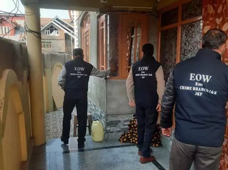 सीबीके ने श्रीनगर में 53 लाख की भूमि धोखाधड़ी में छापेमारी की सीबीके ने श्रीनगर में 53 लाख की भूमि धोखाधड़ी में छापेमारी की