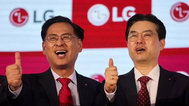 LG Electronics का आईपीओ भारत में 4 लाख करोड़ रुपये के पार LG Electronics का आईपीओ भारत में 4 लाख करोड़ रुपये के पार
