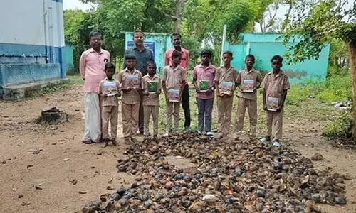 Tamil Nadu : ताड़ के बीज बोने के लिए छात्रों की प्रशंसा Tamil Nadu : ताड़ के बीज बोने के लिए छात्रों की प्रशंसा