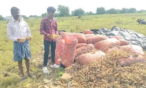 भारी बारिश से फसलें बर्बाद: किसान संकट में