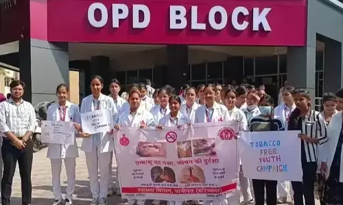 Panipat: जागरूकता फैलाने रैली में शामिल हुई नर्सिंग छात्राएं