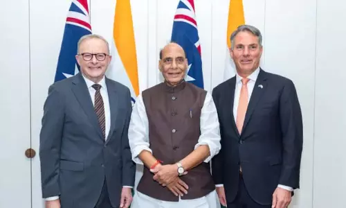India,ऑस्ट्रेलिया पनडुब्बी बचाव, रक्षा उद्योग सहयोग को बढ़ावा देंगे India,ऑस्ट्रेलिया पनडुब्बी बचाव, रक्षा उद्योग सहयोग को बढ़ावा देंगे