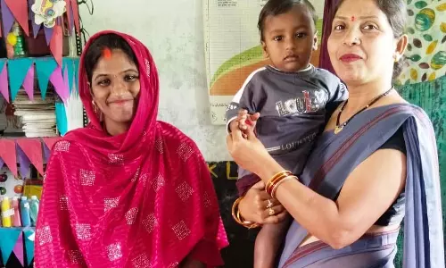 आंगनबाड़ी सेवाओं से कुपोषित शिवांश हुआ स्वस्थ