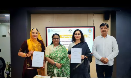 Jaipur: राजीविका और रुमा देवी फाउंडेशन के बीच हुआ समझौता Jaipur: राजीविका और रुमा देवी फाउंडेशन के बीच हुआ समझौता
