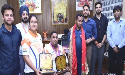 SMVDSB ने पैरा तीरंदाजी विश्व चैम्पियनशिप के प्रतिभागियों को किया सम्मानित
