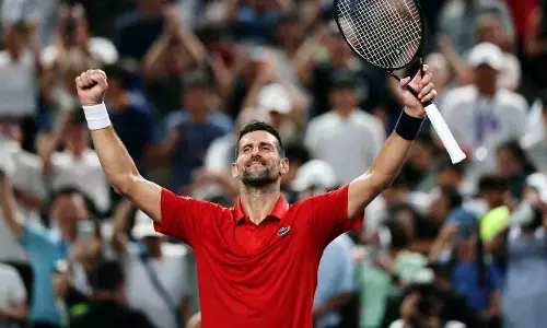 Shanghai Masters: जोकोविच 80वीं बार मास्टर्स 1000 सेमीफाइनल में पहुंचे Shanghai Masters: जोकोविच 80वीं बार मास्टर्स 1000 सेमीफाइनल में पहुंचे