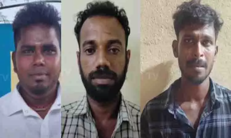 Salem के एक व्यक्ति से सोने की अंगूठी लूटने के आरोप में पुलिसकर्मी समेत चार गिरफ्तार Salem के एक व्यक्ति से सोने की अंगूठी लूटने के आरोप में पुलिसकर्मी समेत चार गिरफ्तार