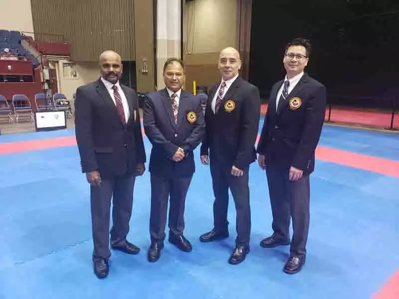 सेंसेई जगमोहन विज जॉर्जिया में WKF कराटे 1 सीरीज ए में भारत का प्रतिनिधित्व करते सेंसेई जगमोहन विज जॉर्जिया में WKF कराटे 1 सीरीज ए में भारत का प्रतिनिधित्व करते