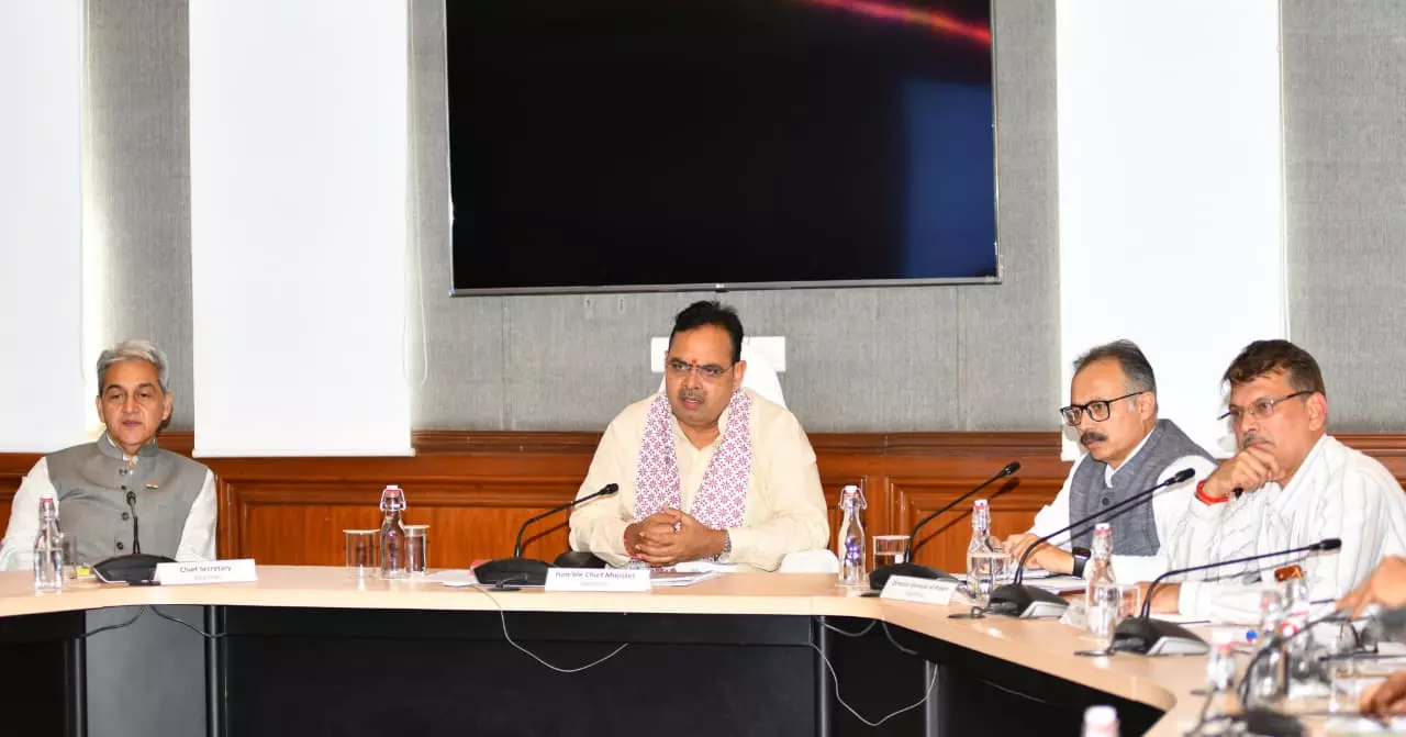 Jaipur: जिला कलेक्टर-एसपी कॉन्फ्रेंस से प्रदेश विकास को नई दिशा मिलेगी: मुख्यमंत्री Jaipur: जिला कलेक्टर-एसपी कॉन्फ्रेंस से प्रदेश विकास को नई दिशा मिलेगी: मुख्यमंत्री