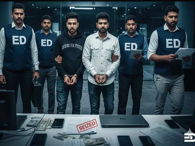ED: 100 करोड़ की साइबर धोखाधड़ी में चार गिरफ्तार ED: 100 करोड़ की साइबर धोखाधड़ी में चार गिरफ्तार