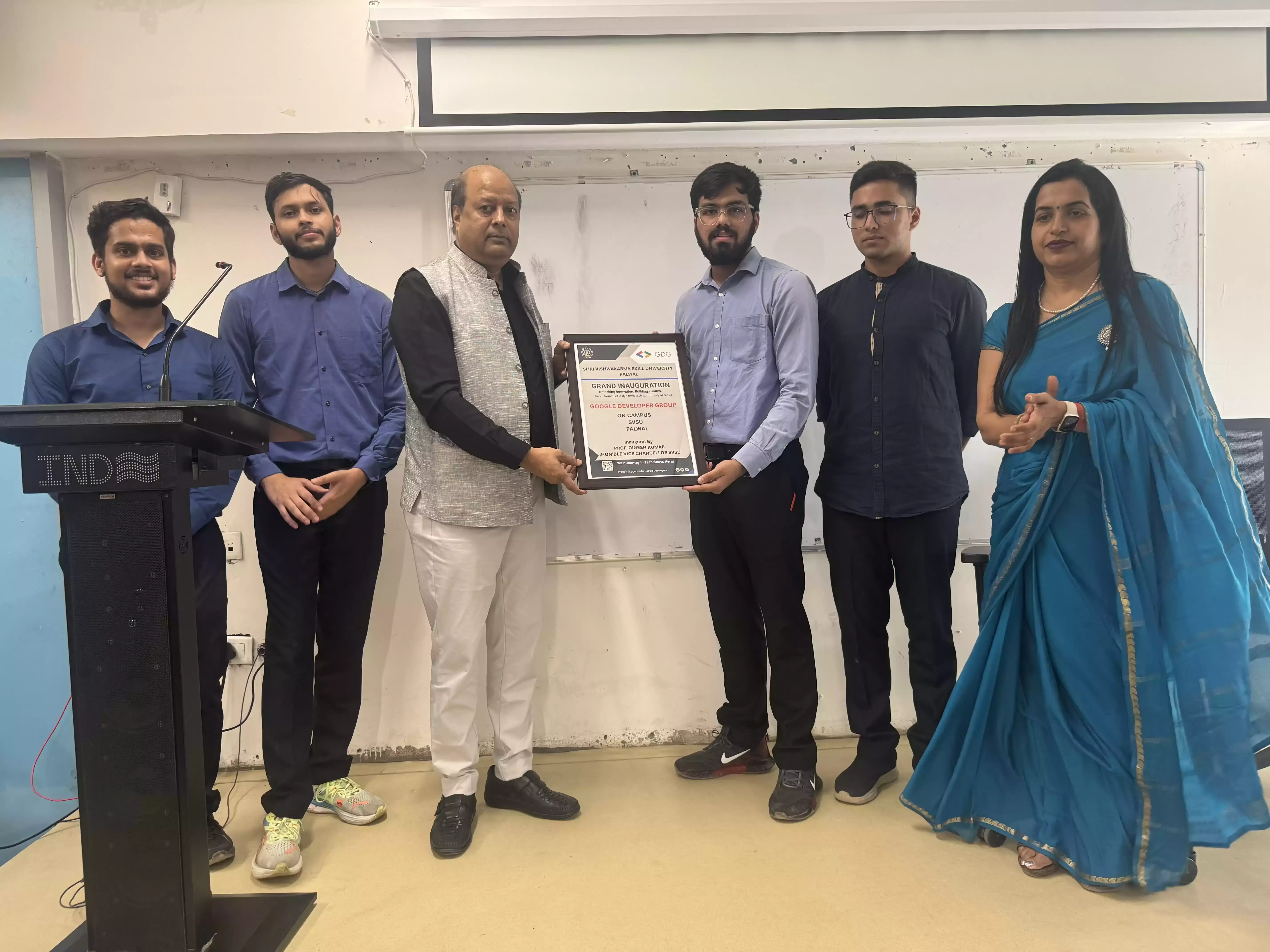 Palwal: कुलगुरु दिनेश कुमार ने युवाओं को दिया प्रेरक संदेश