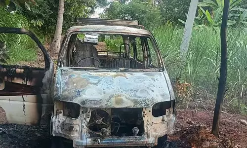 पत्नी ने पति की कार में लगाई आग: चिक्कोडी तालुका में ऐसी घटना