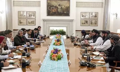 अफगानिस्तान के विदेश मंत्री भारत के ऐतिहासिक दौरे पर हैं, बड़ा ऐलान हुआ अफगानिस्तान के विदेश मंत्री भारत के ऐतिहासिक दौरे पर हैं, बड़ा ऐलान हुआ