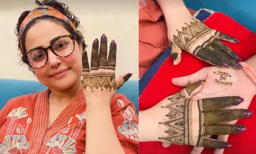 Hina Khan ने रॉकी जयसवाल के साथ मनाया पहला करवा चौथ Hina Khan ने रॉकी जयसवाल के साथ मनाया पहला करवा चौथ
