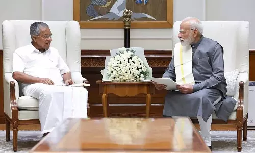Kerala के सीएम विजयन ने पीएम मोदी से मुलाकात की Kerala के सीएम विजयन ने पीएम मोदी से मुलाकात की