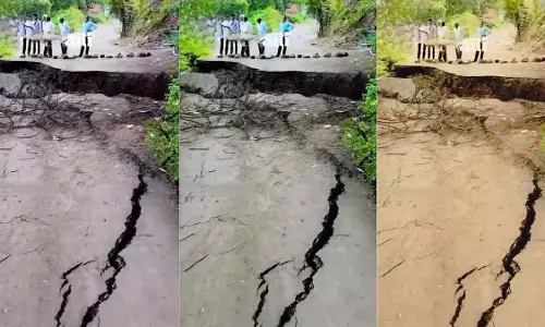 भूस्खलन और दरारों के बाद GSI ने कपिलधरवाड़ी को भू-आयामी खतरा घोषित किया भूस्खलन और दरारों के बाद GSI ने कपिलधरवाड़ी को भू-आयामी खतरा घोषित किया