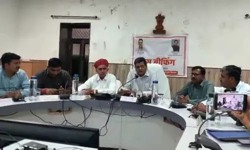 Jaipur: खाद्य एवं नागरिक आपूर्ति मंत्री ने प्रेस वार्ता में किया आंकड़े साझा