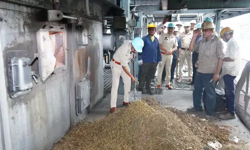 रायपुर SSP लाल उम्मेद सिंह ने किया 500 किलो गांजा नष्ट