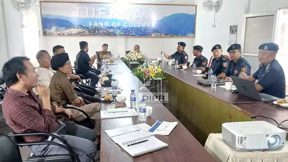 Nagaland :  तुएनसांग में टेबल टॉप अभ्यास और तैयारी बैठक