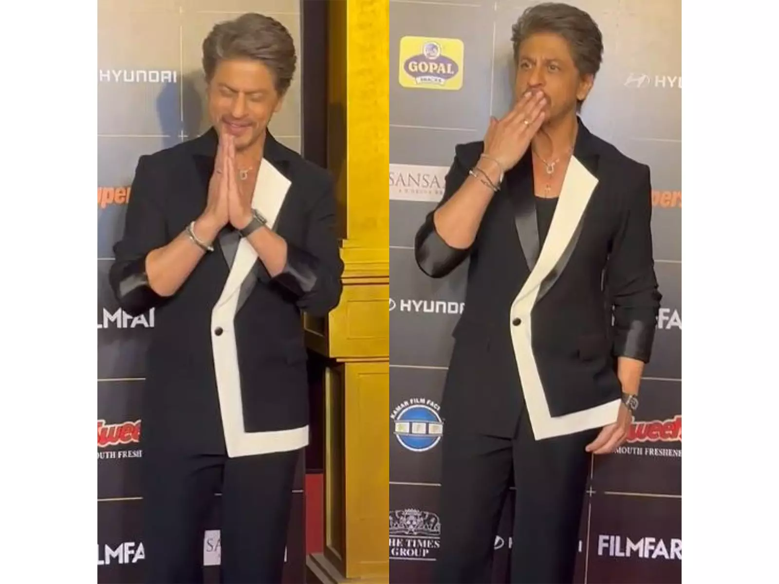 Shah Rukh Khan ने 70वें फिल्मफेयर अवॉर्ड्स में काले सूट में किया ग्लैमरस एंट्री Shah Rukh Khan ने 70वें फिल्मफेयर अवॉर्ड्स में काले सूट में किया ग्लैमरस एंट्री