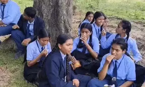 आत्मानंद स्कूल में महिला टीचर की वजह से भारी हंगामा, गाली देने का आरोप