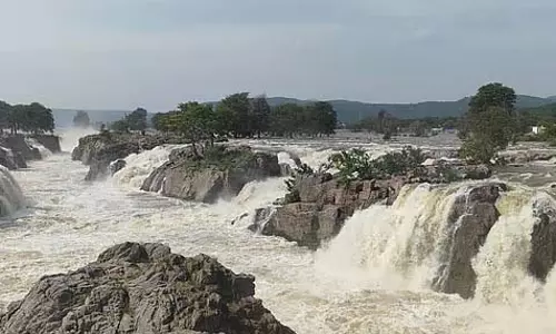कावेरी नदी में बाढ़: झरनों में नहाने और नौका विहार पर प्रतिबंध