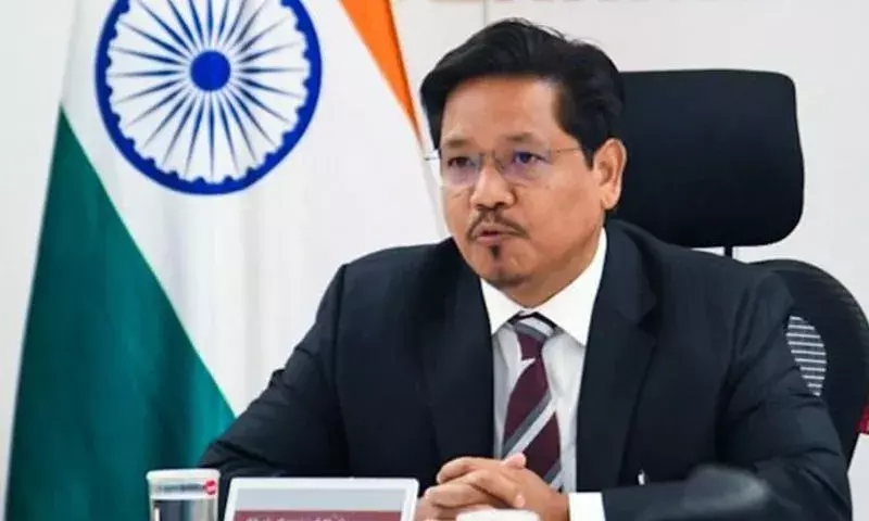 Meghalaya: CM कोनराड संगमा ने मणिपुर में अलग प्रशासन को खारिज किया Meghalaya: CM कोनराड संगमा ने मणिपुर में अलग प्रशासन को खारिज किया