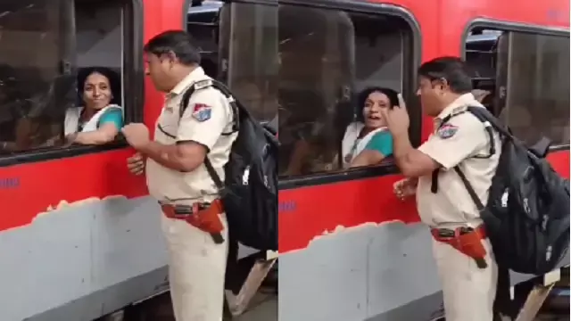 जागरूकता फैलाने के लिए यात्री से फोन छीनते RPF अधिकारी का वीडियो वायरल, इंटरनेट पर सनसनी