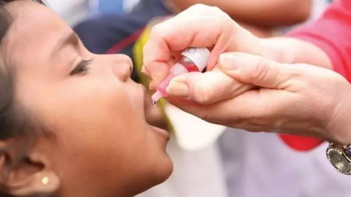 Bhopal: पोलियो मुक्त भारत बनाए रखने हेतु राष्ट्रीय पल्स पोलियो अभियान शुरू