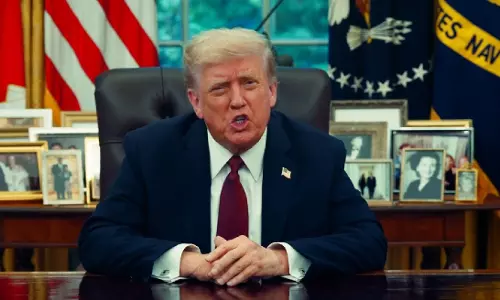 Trump नोबेल पुरस्कार से चूक गए, लेकिन विजेता ने इसे उन्हें समर्पित किया Trump नोबेल पुरस्कार से चूक गए, लेकिन विजेता ने इसे उन्हें समर्पित किया