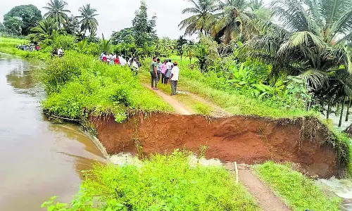 Karnataka : चिक्कदेवराय सागर नहर टूटने से फसलों को भारी नुकसान Karnataka : चिक्कदेवराय सागर नहर टूटने से फसलों को भारी नुकसान