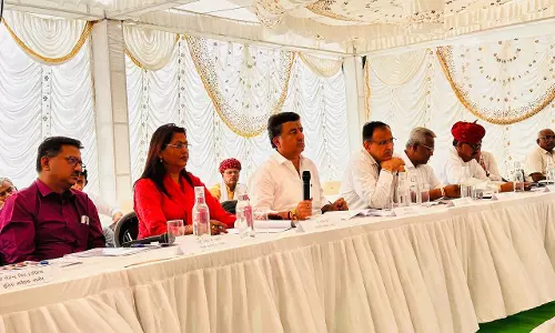 Jaipur : नर्मदा नहर परियोजना की जल वितरण समिति की बैठक सम्पन्न Jaipur : नर्मदा नहर परियोजना की जल वितरण समिति की बैठक सम्पन्न
