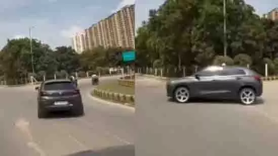 Greater Noida: बलेनो से स्टंट पर ₹57,500 का जुर्माना Greater Noida: बलेनो से स्टंट पर ₹57,500 का जुर्माना