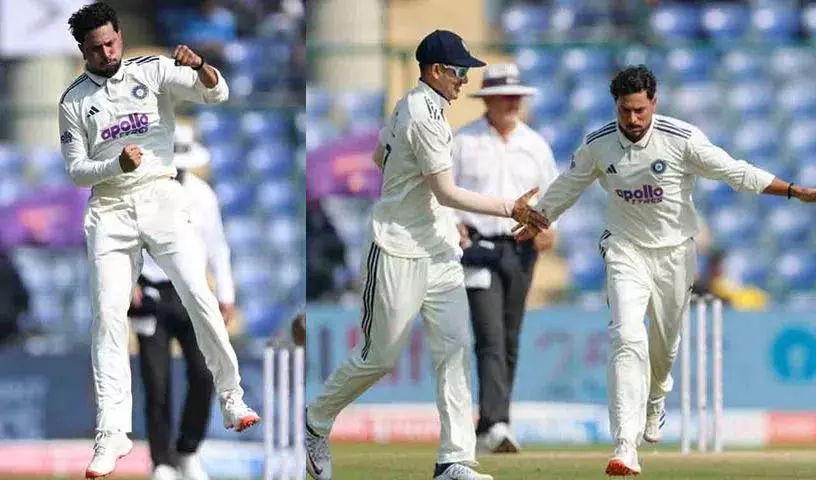 Tests में भी कुलदीप का जलवा.. पांचवीं बार 5 विकेट लेकर वर्ल्ड रिकॉर्ड Tests में भी कुलदीप का जलवा.. पांचवीं बार 5 विकेट लेकर वर्ल्ड रिकॉर्ड