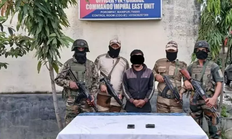 Manipur: उग्रवादी गिरफ्तार, दो उग्रवादी शिविर ध्वस्त