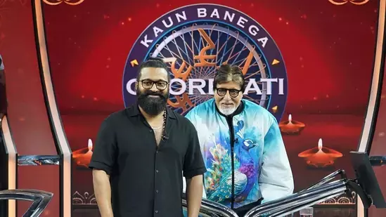 Amitabh Bachchan ने कौन बनेगा करोड़पति 17 में ऋषभ शेट्टी का स्वागत किया